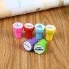 Teacher rewards, teaching encouragement, English stamps, cartoon children's pvc plastic toy stamps, Korean version stationery details Picture